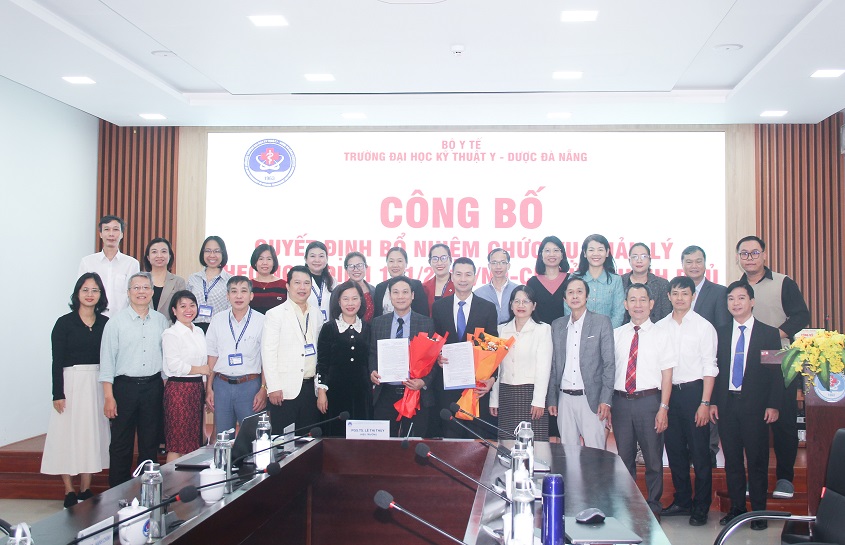 Da Nang University of Medical Technology and Pharmacy Announces Decisions on the Appointment of Managerial Officials in Accordance with Decree No. 111/2017/ND-CP