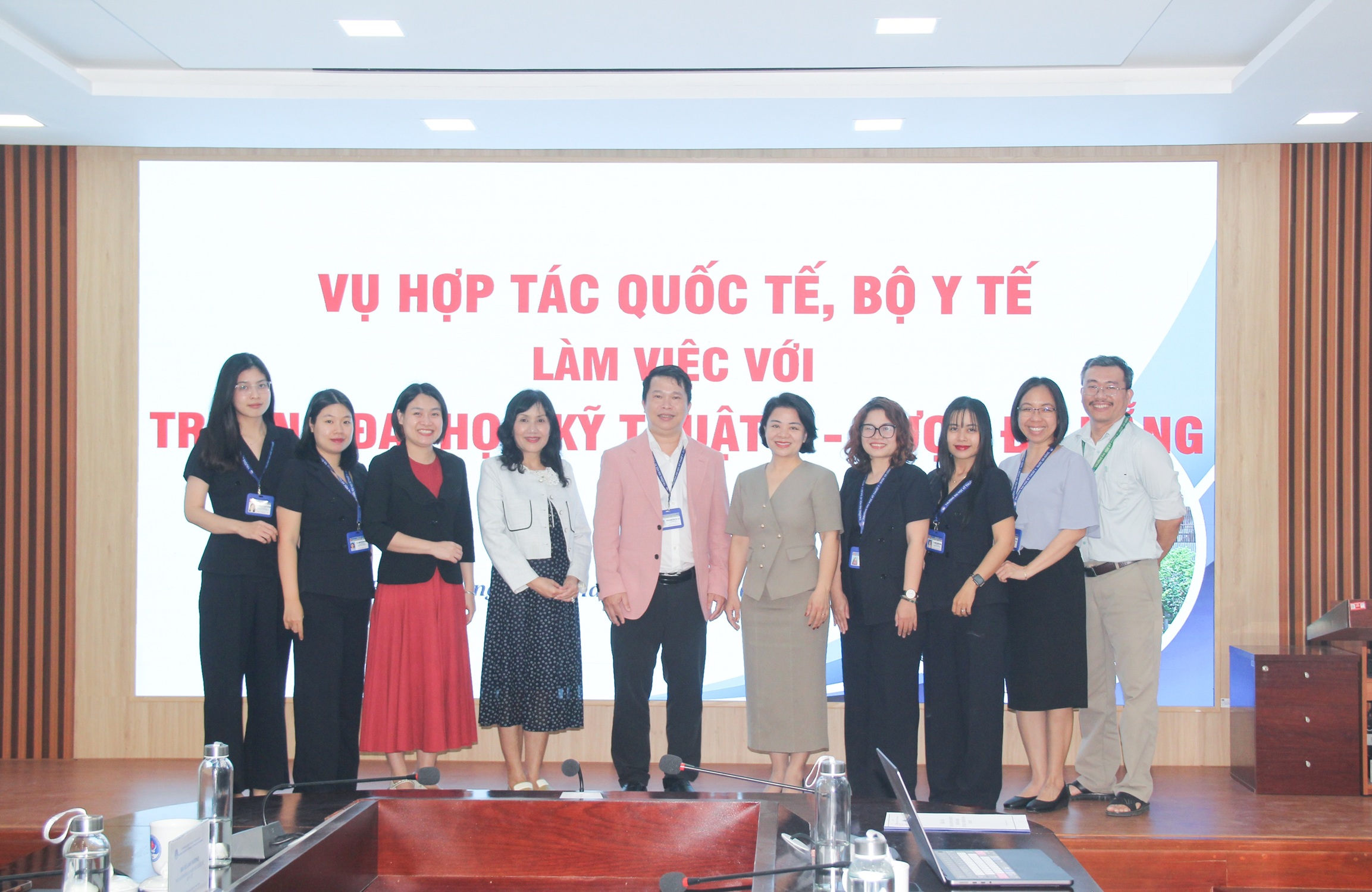 Trường Đại học Kỹ thuật Y - Dược Đà Nẵng tiếp và làm việc với Vụ Hợp tác quốc tế - Bộ Y tế