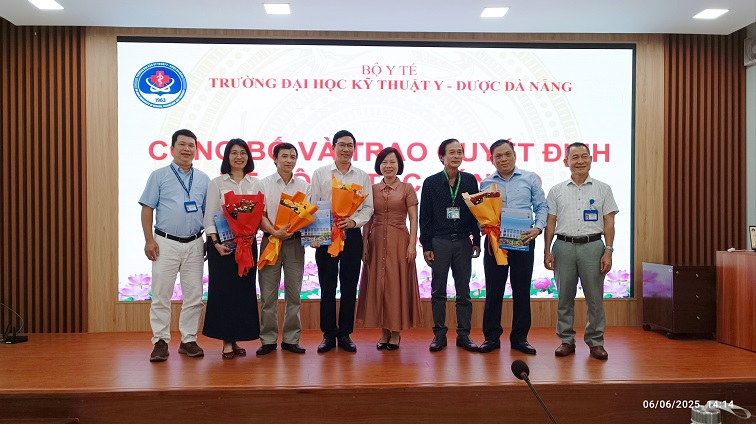 Da Nang University of Medical Technology and Pharmacy Announces Decisions on Appointment and Reappointment of Management Personnel