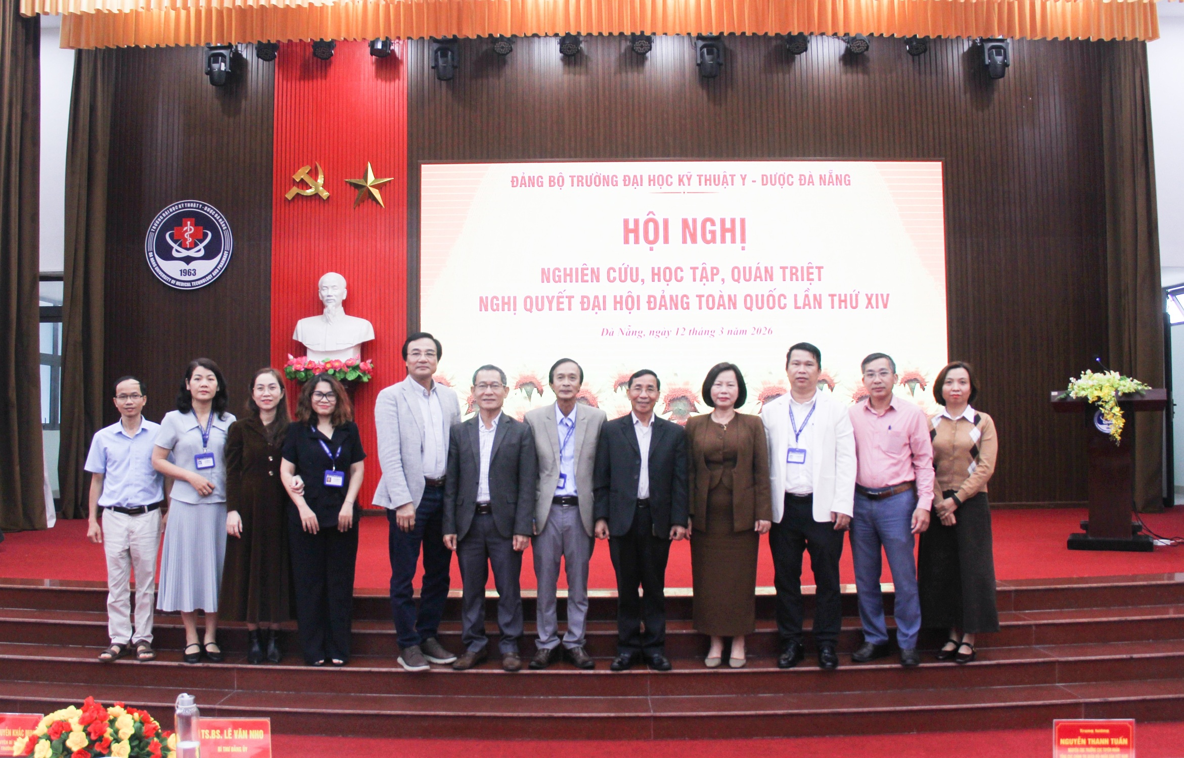 Đảng bộ Trường Đại học Kỹ thuật Y - Dược Đà Nẵng tổ chức Hội nghị nghiên cứu, học tập, quán triệt Nghị quyết Đại hội XIV của Đảng