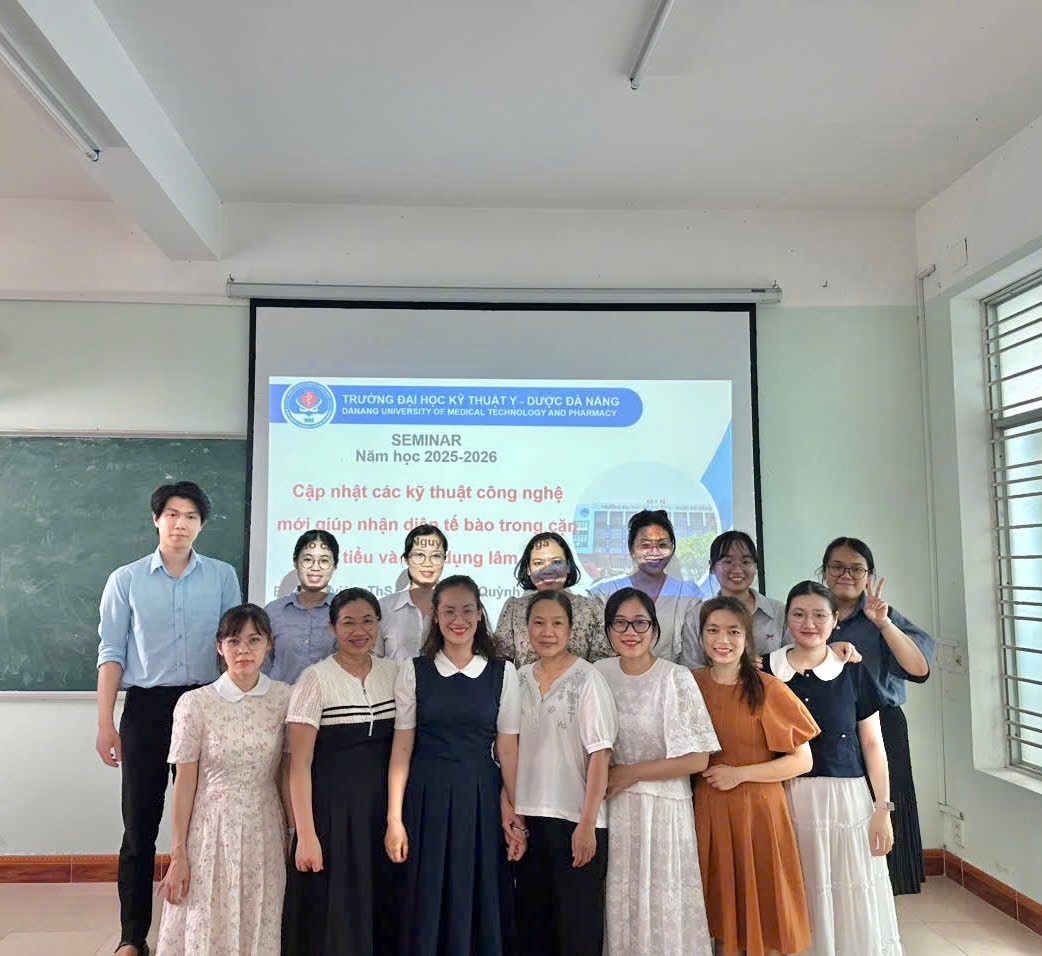 Seminar ": “Cập nhật các kỹ thuật công nghệ mới giúp nhận diện tế bào trong cặn nước tiểu và ứng dụng lâm sàng”"